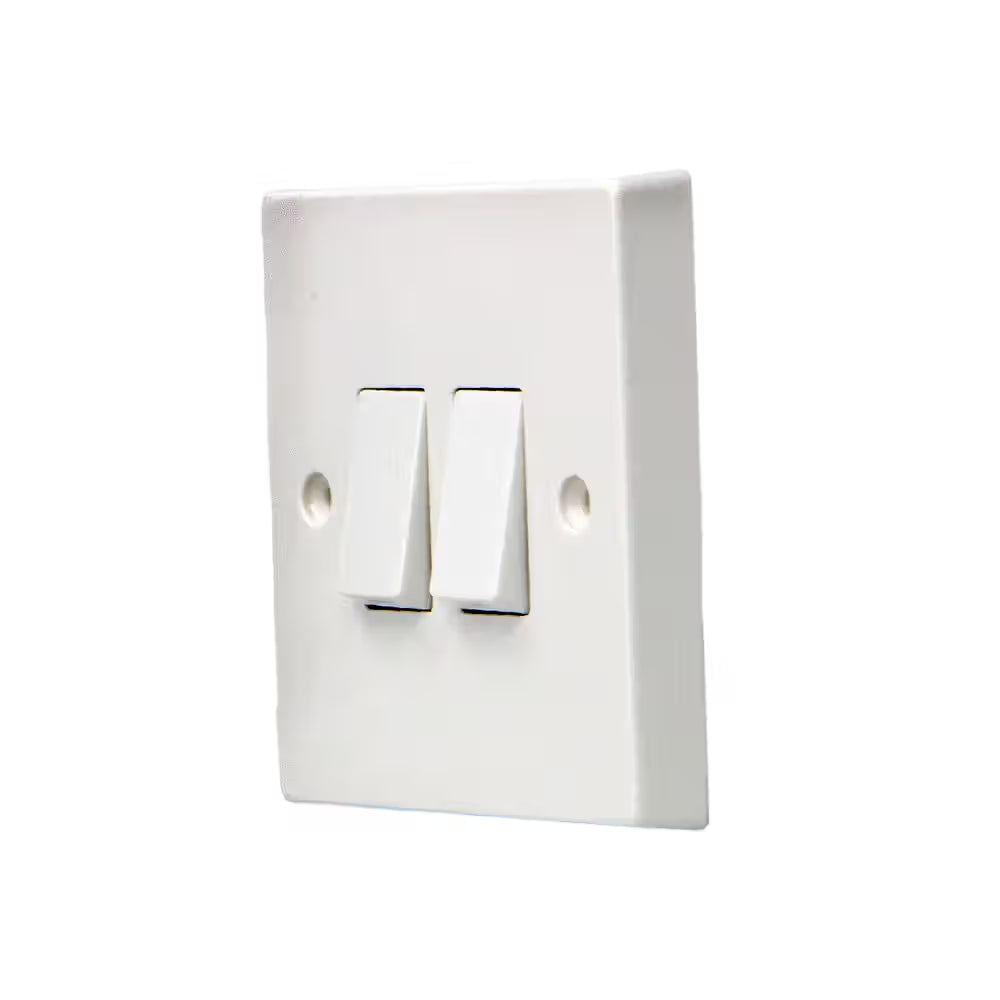 Excel 2 Gang 1 Way Switch