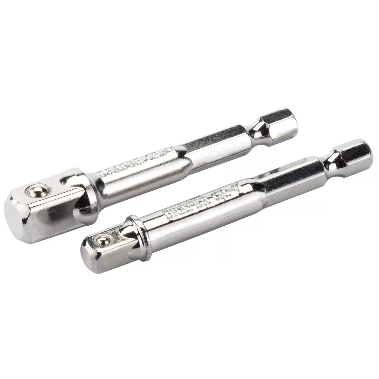Draper Tools - 50087 - 1/4" Hex. Socket Drive Adaptor Set, 1 x 1/4" Sq. Dr., 1 x 3/8" Sq. Dr