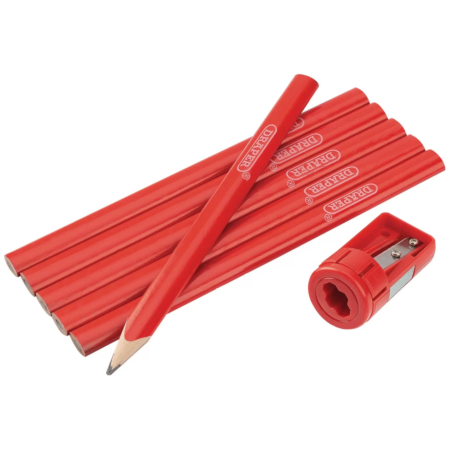 Draper Tools - 50990 - Carpenters Pencil and Sharpener Set