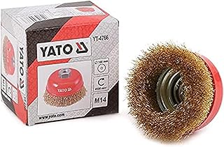 Yato YT-4766 Brass Wire Cup Brush – 100mm Diameter