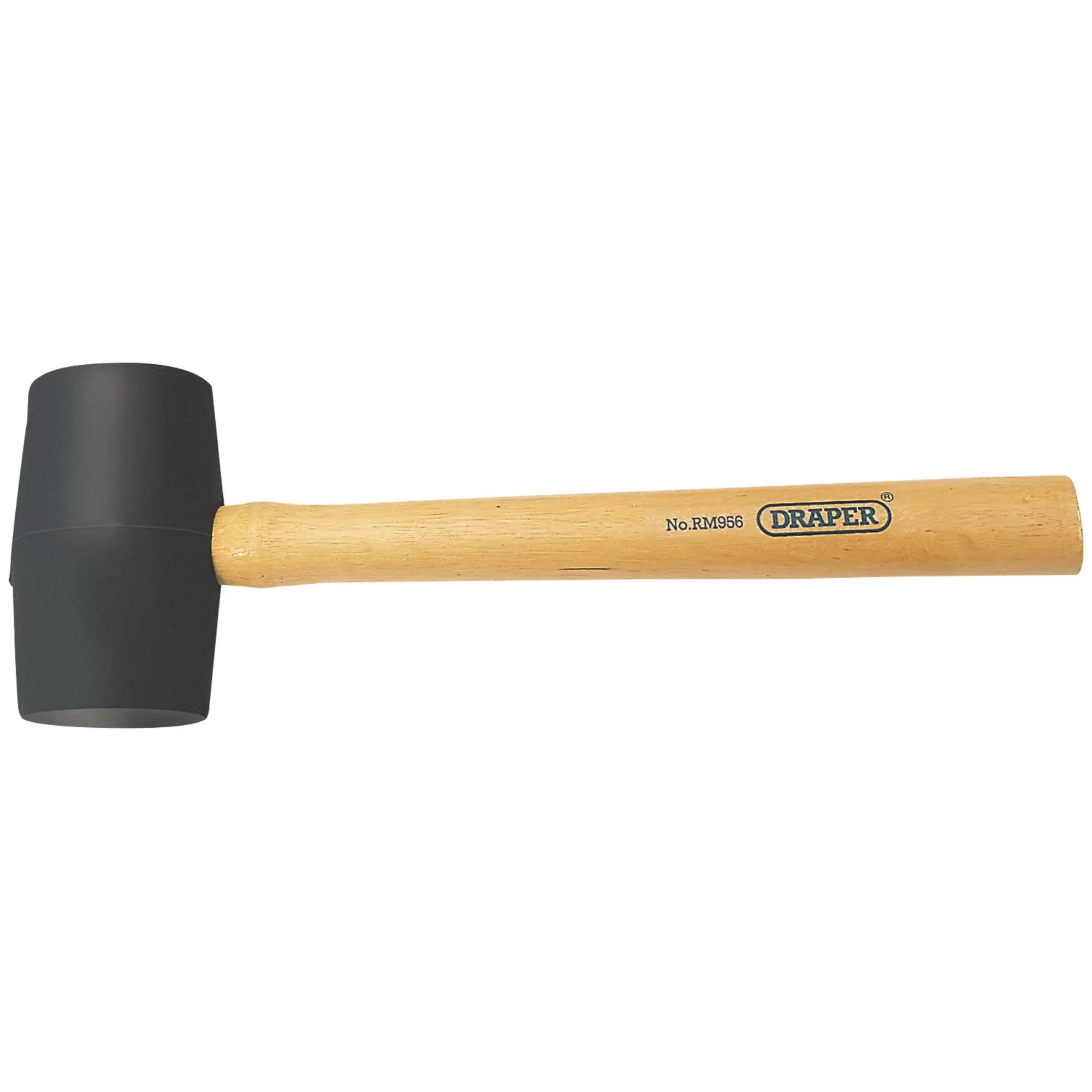Draper Tools - 51095 - Rubber Mallet With Hardwood Shaft, 410g/14.5oz