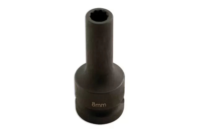 Laser - 5132 - Split Rim Impact Socket 1/2"D 8mm x 10pt