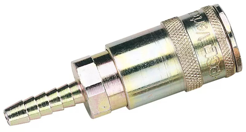 Draper Tools - 51412 - 1/4" Bore Vertex Air Line Coupling with Tailpiece (Sold Loose)