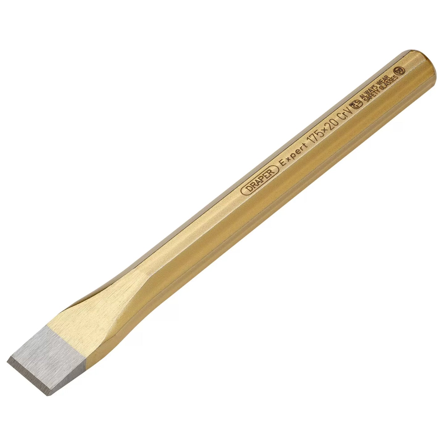 Draper Tools - 51570 - Draper Expert Octagonal Flat Cold Chisel, 20 x 175mm