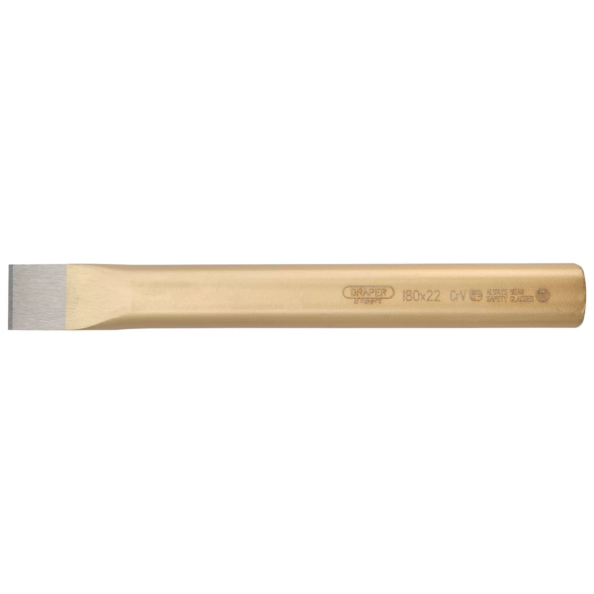 Draper Tools - 51611 - Draper Expert Flat Cold Chisel, 22 x 180mm