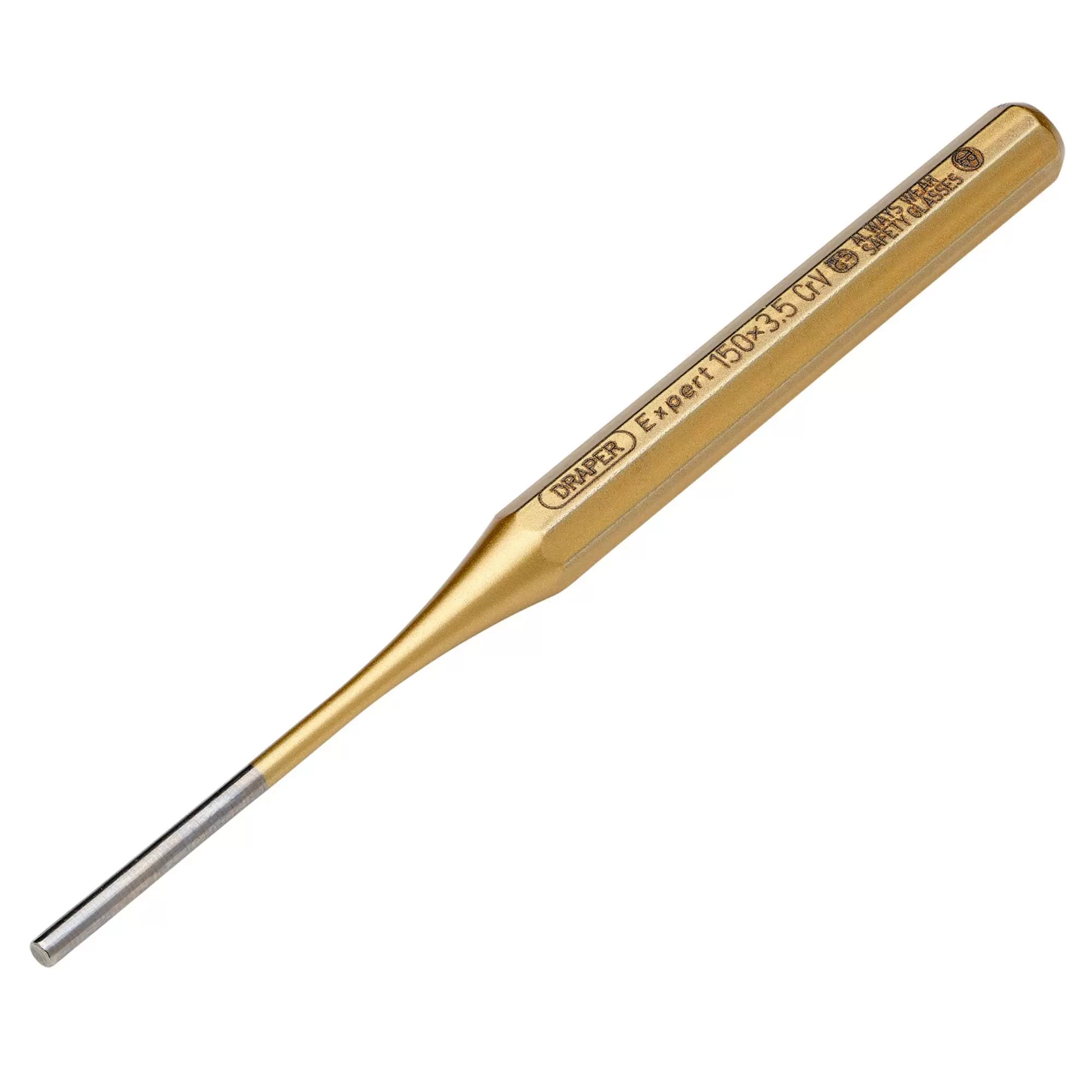 Draper Tools - 51679 - Draper Expert Octagonal Parallel Pin Punch, 3.5 x 150mm