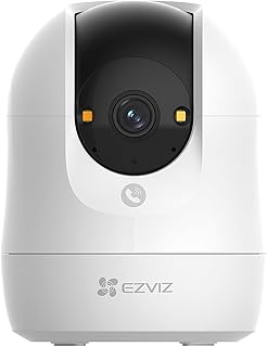 EZVIZ C6N G1-4K Indoor Camera with Call-Button, Human/Pet/Sound Detection, Dual-Band WiFi, 360°, Color Night Vision