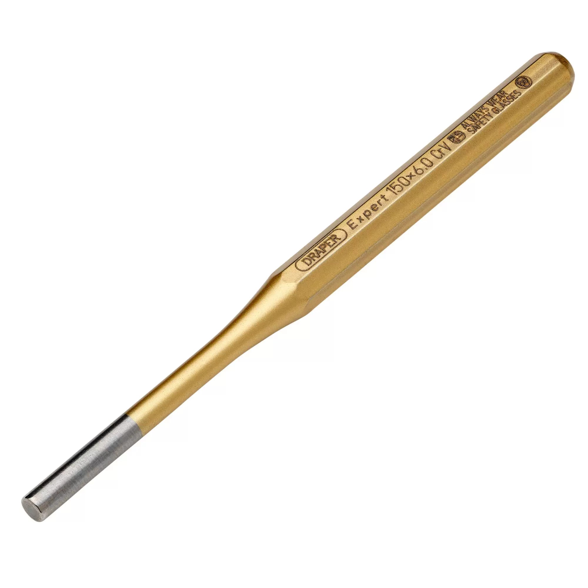 Draper Tools - 51702 - Draper Expert Octagonal Parallel Pin Punch, 6 x 150mm