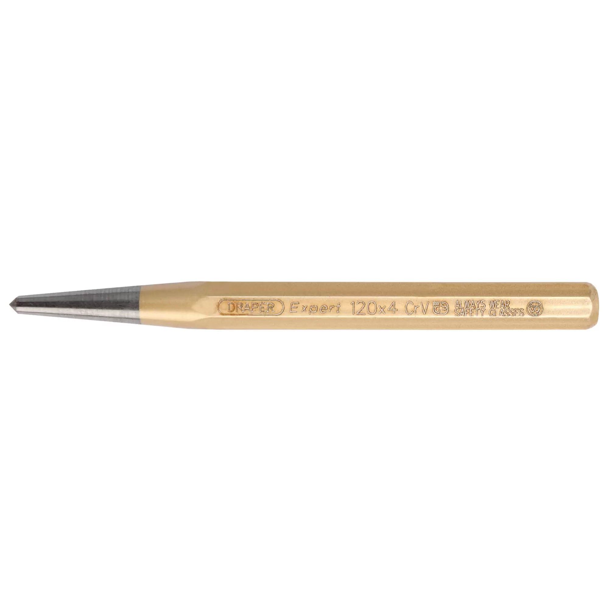 Draper Tools - 51752 - Draper Expert Octagonal Centre Punch, 4 x 120mm