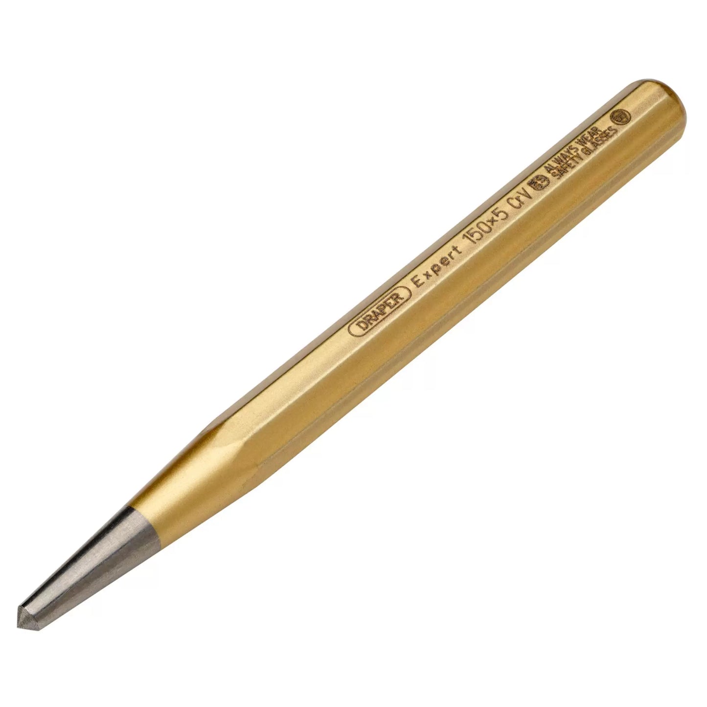Draper Tools - 51778 - Draper Expert Octagonal Centre Punch, 5 x 150mm