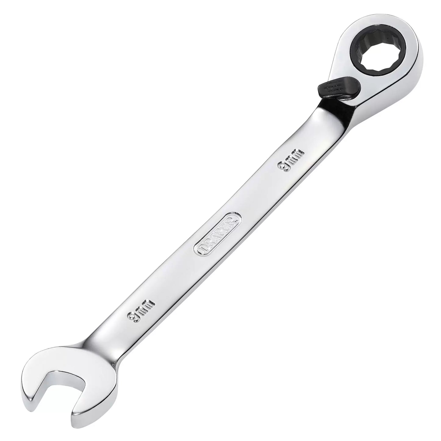 Draper Tools - 51968 - Draper HI-TORQ® Metric Reversible Ratcheting Combination Spanner, 9mm