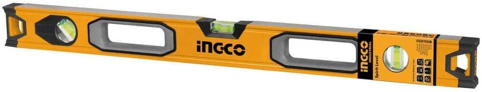 INGCO 1 Meter (40") Aluminum Spirit Level – High Precision, 3 Vials – HSL08100