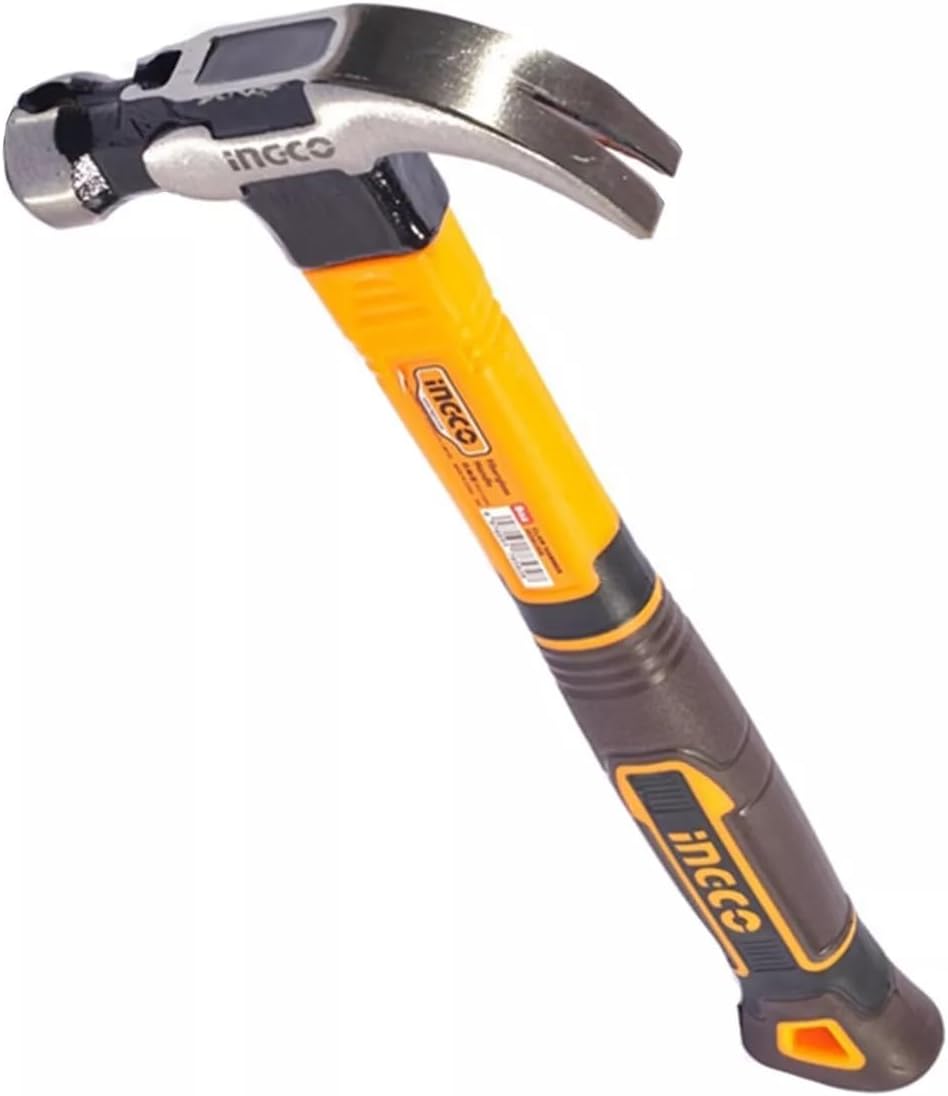 INGCO 16 oz (450g) Fiberglass Claw Hammer – HCH81016
