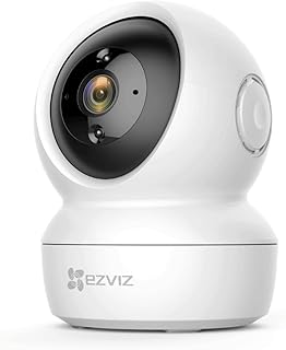 EZVIZ C6N Security Camera, 1080p WiFi Indoor 360 Camera, Motion Detection, Smart Tracking, Two-Way Audio, Night Vision