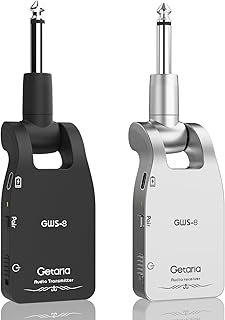 Getaria 2.4GHz Wireless Guitar System, Built-in Rechargeable Lithium Battery