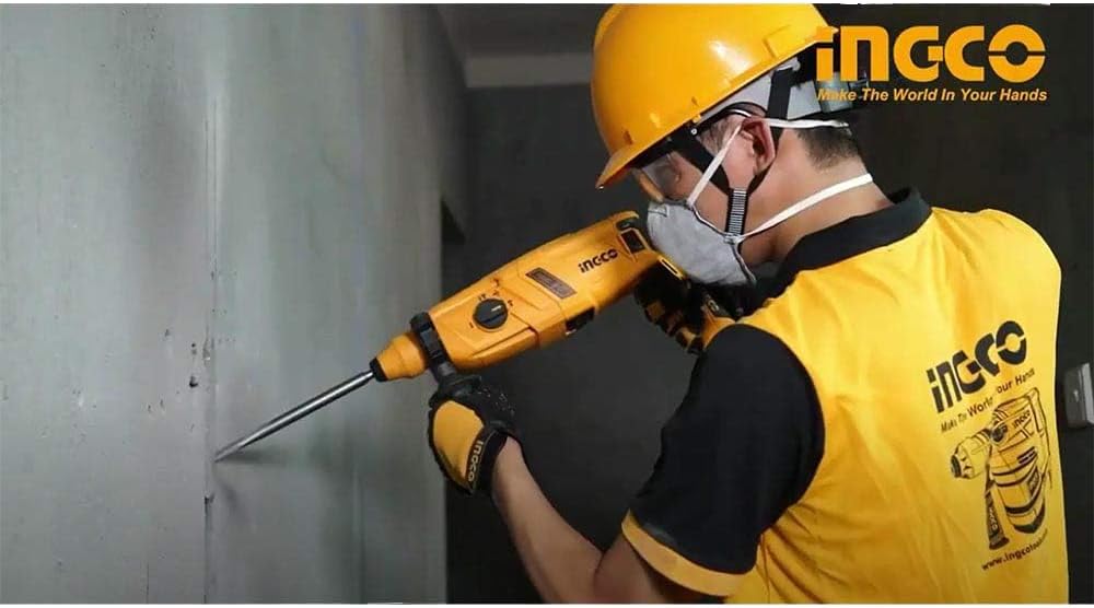 INGCO 800W Rotary Hammer Drill – RGH9028