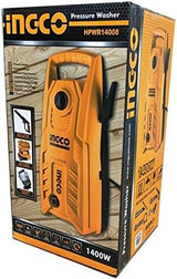 INGCO 1400W Electric Pressure Washer – 130 Bar, 5m Hose, Compact – PW14001