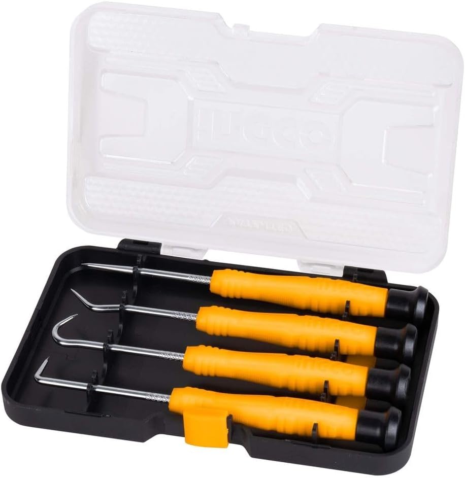 Ingco Set of hooks and hooks 120 mm - 4 pieces HKPHS0401
