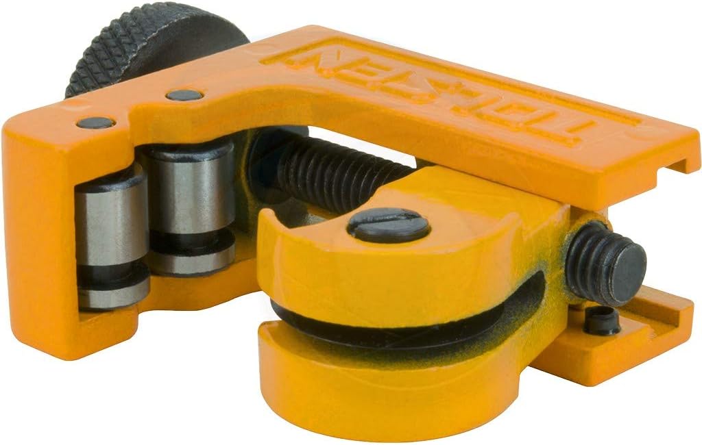 Tolsen Adjustable Pipe Cutter – 3-22mm Capacity, for Copper &amp; Plastic Pipes – 33003