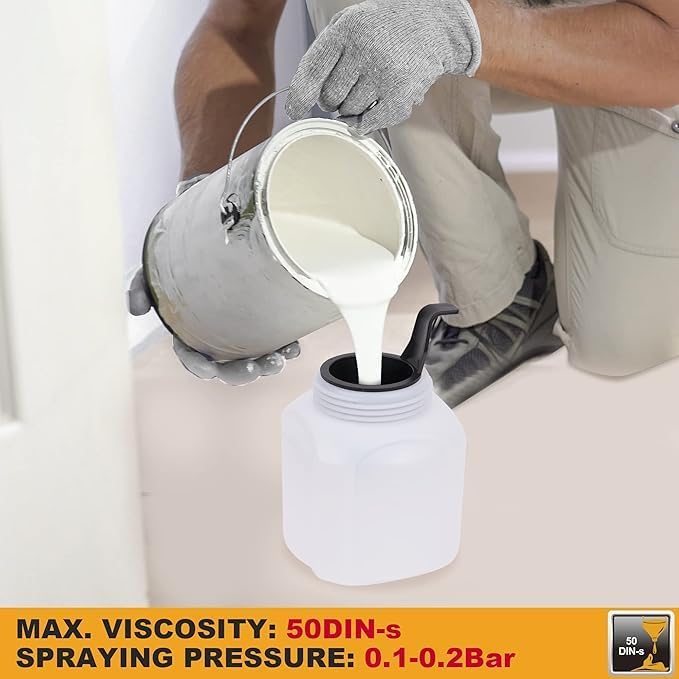 INGCO 550W High-Power Electric Paint Spray Gun with 800ml Cup – (Model)