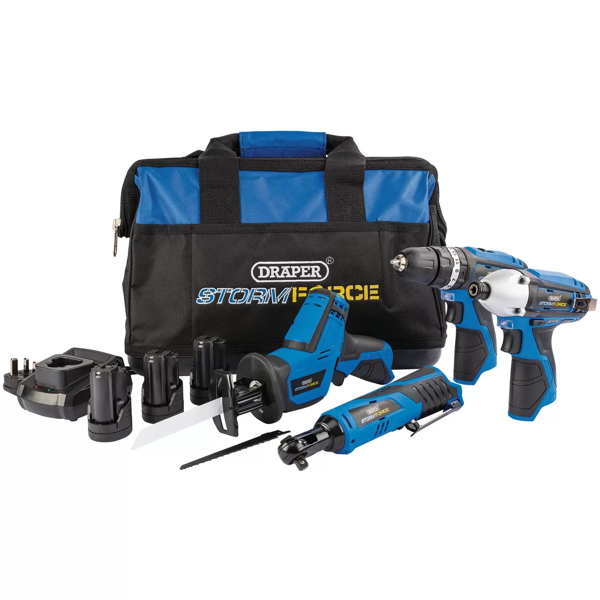 Draper Tools - 52023 - Draper Storm Force ® 10.8V Power Interchange Kit (9 Piece)