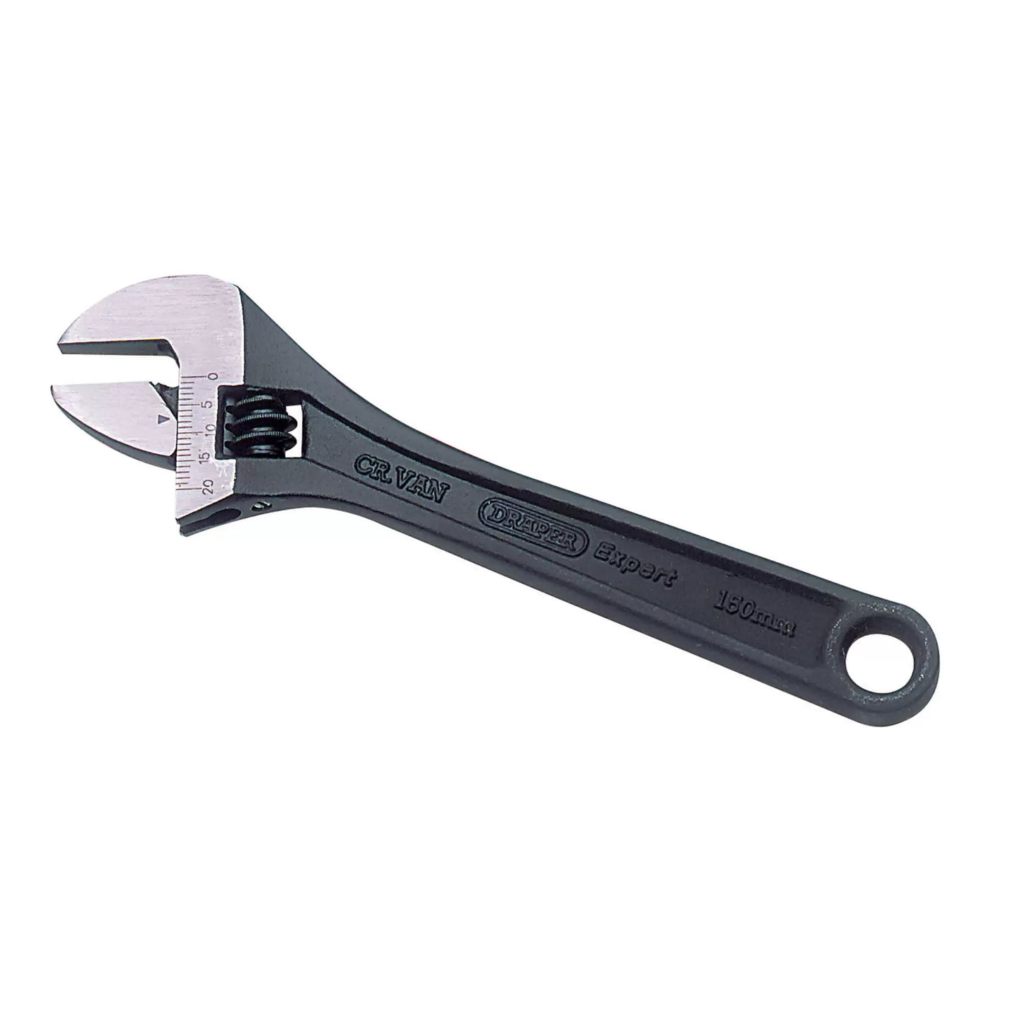 Draper Tools - 52679 - Draper Expert Crescent-Type Adjustable Wrench with Phosphate Finish, 150mm, 24mm