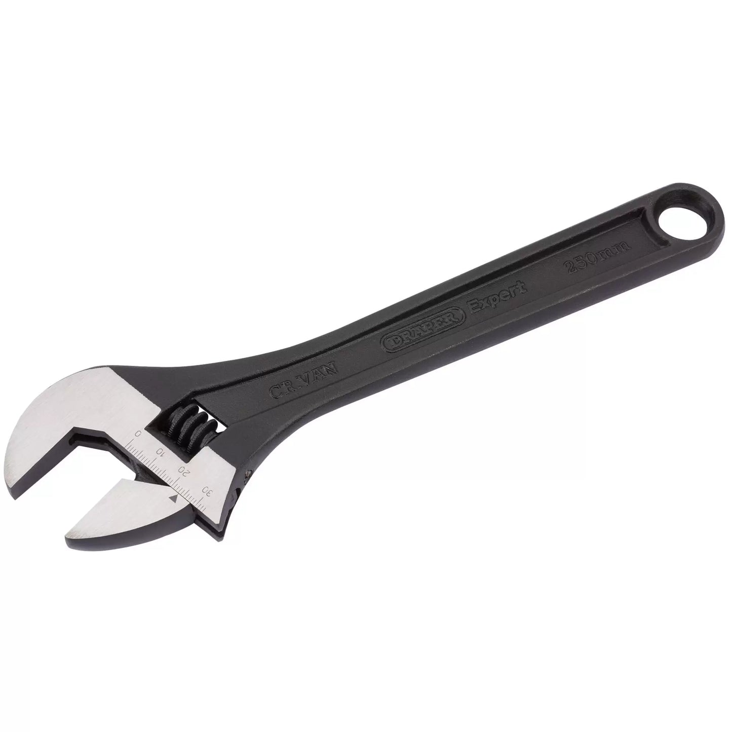 Draper Tools - 52681 - Draper Expert Crescent-Type Adjustable Wrench with Phosphate Finish, 250mm, 33mm