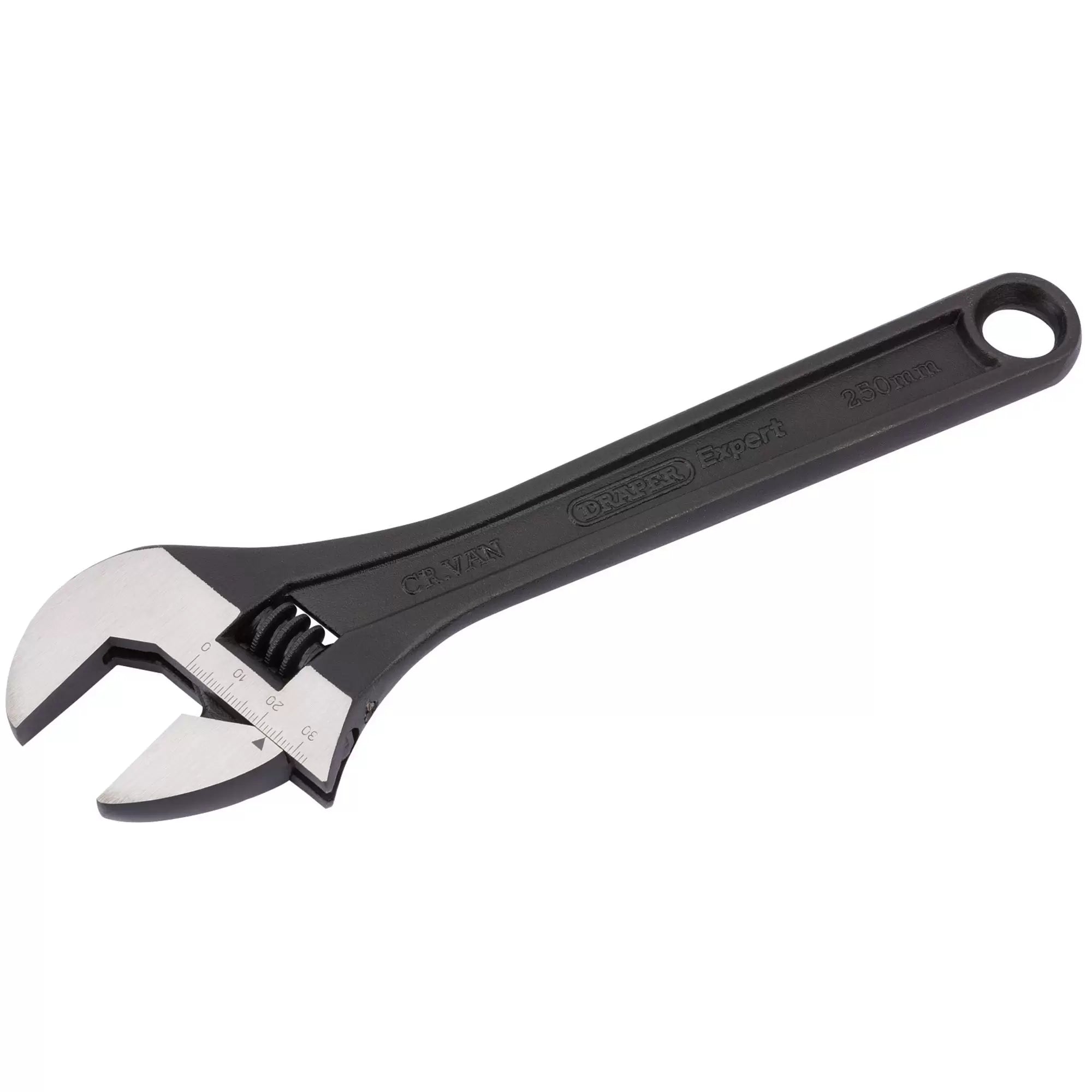 Draper Tools - 52681 - Draper Expert Crescent-Type Adjustable Wrench with Phosphate Finish, 250mm, 33mm