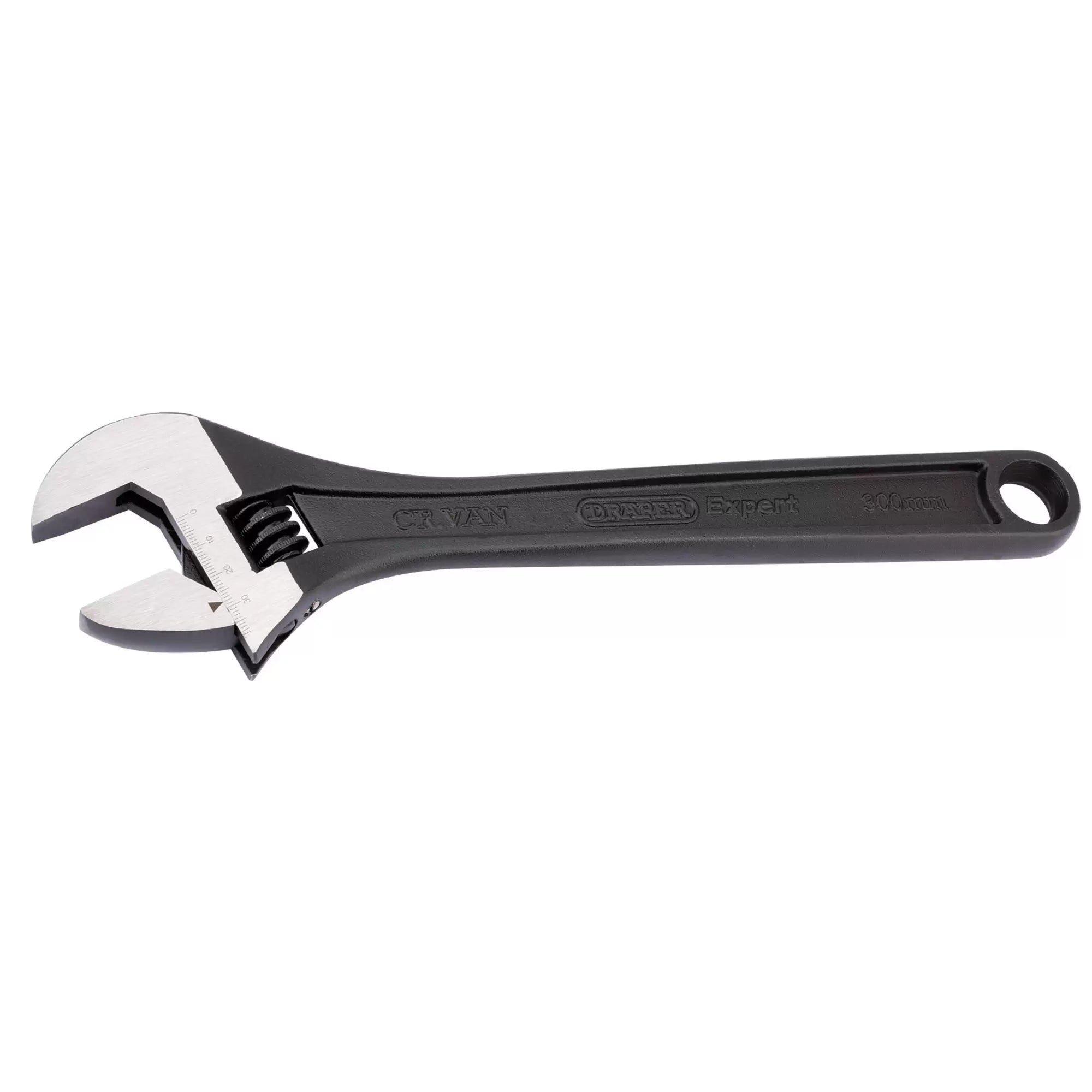 Draper Tools - 52682 - Draper Expert Crescent-Type Adjustable Wrench with Phosphate Finish, 300mm, 38mm