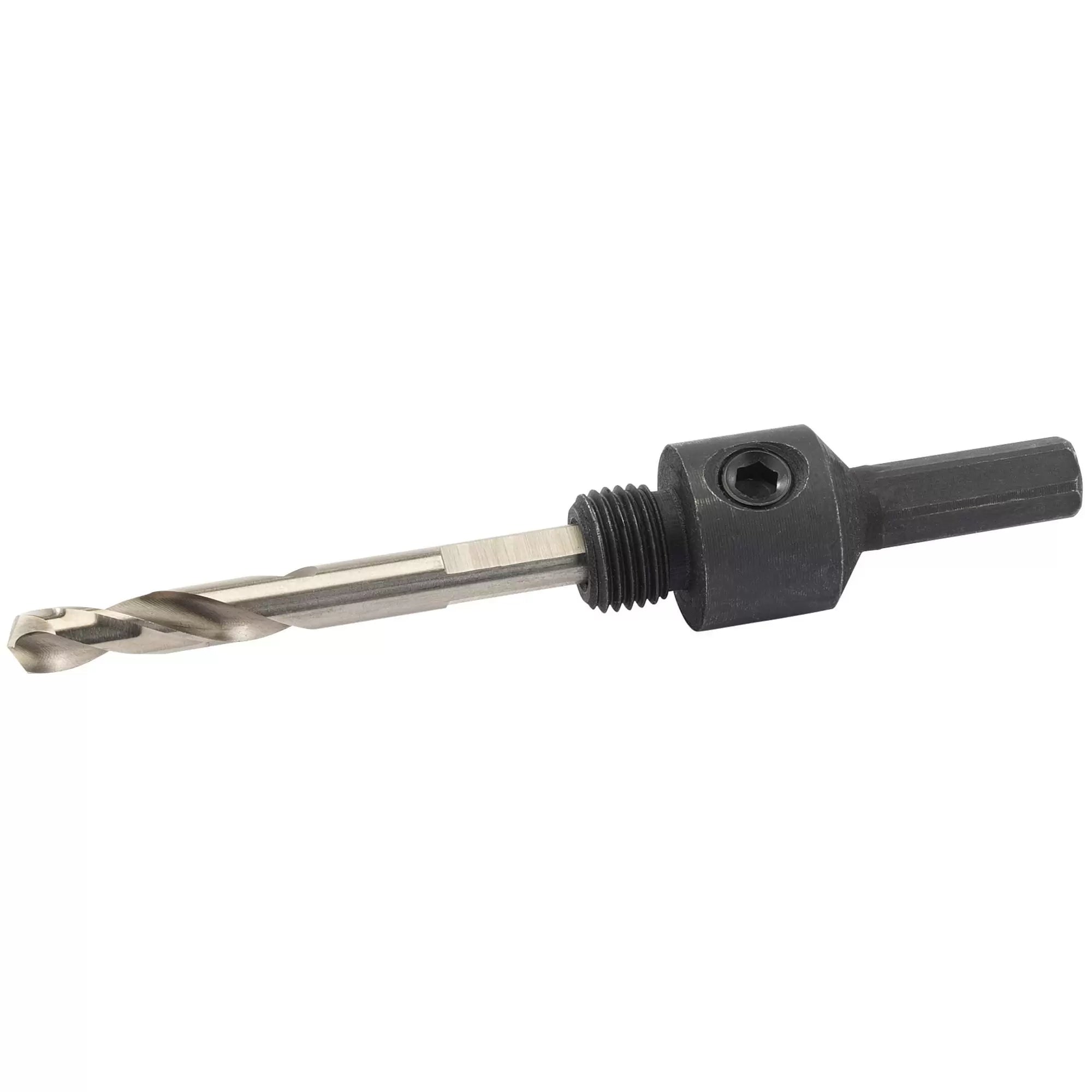 Draper Tools - 52982 - Hex. Shank Holesaw Arbor with HSS Pilot Drill for 14 - 30mm Holesaws, 5/16" Thread