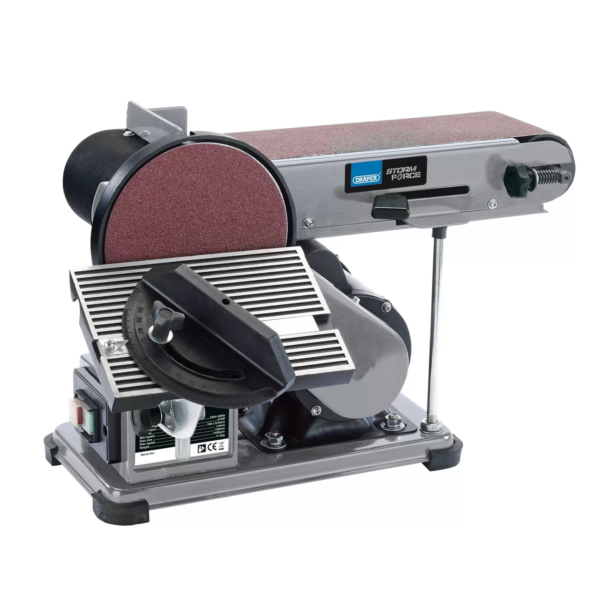 Draper Tools - 53005 - 150MM 375W BELT & DISC SANDER
