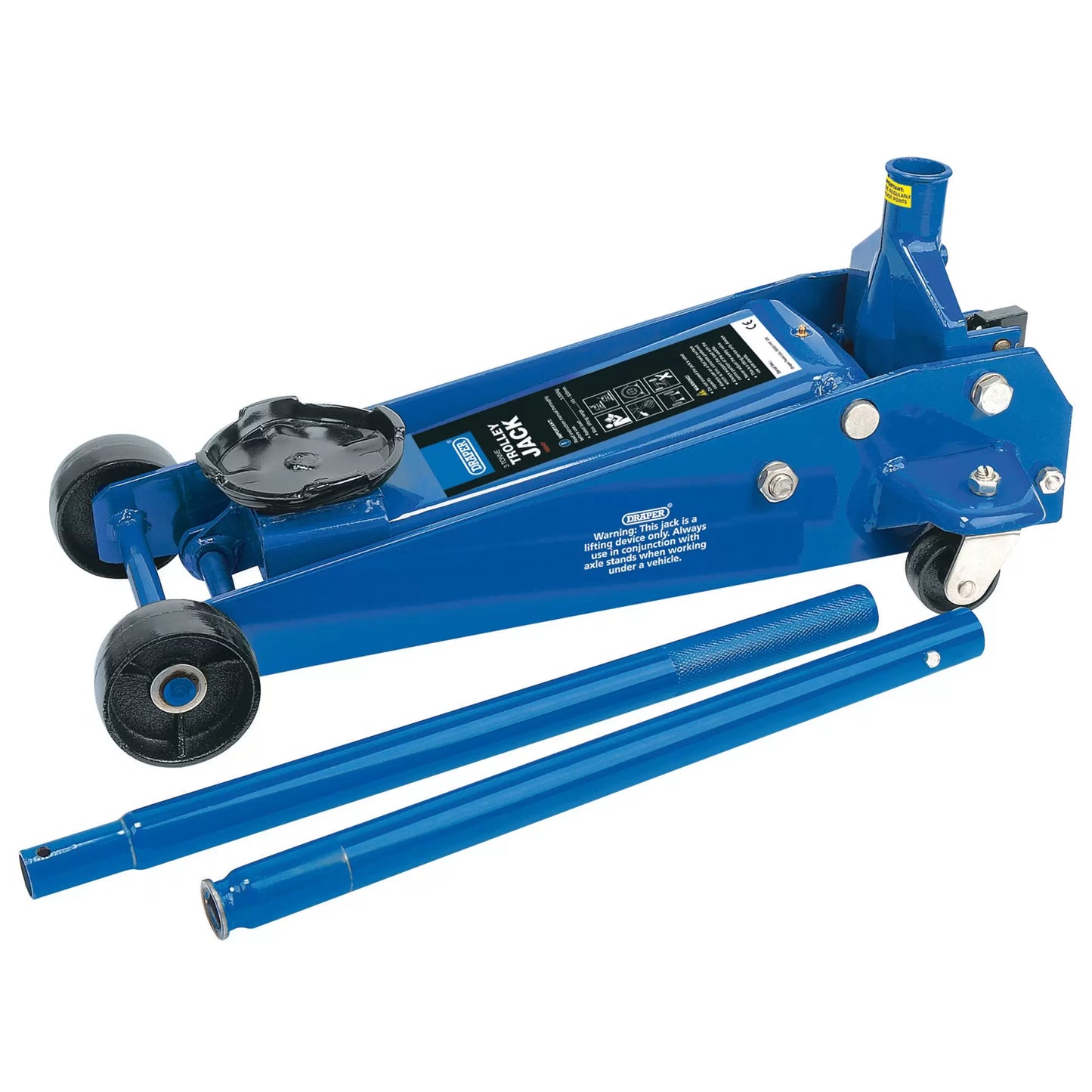 Draper Tools - 53089 - Garage Trolley Jack, 3 Tonne