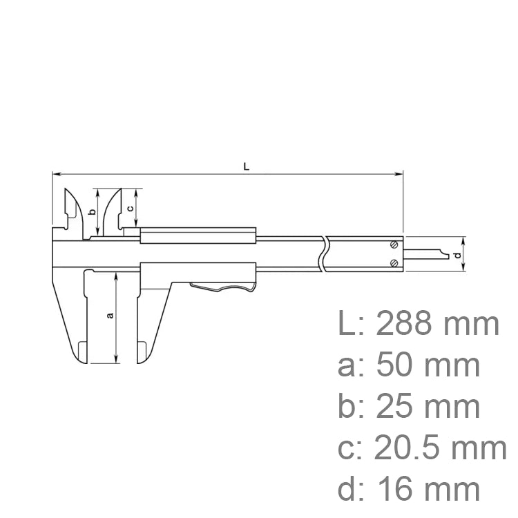 Mitutoyo 532-120 Vernier Caliper Fine Adjustment 0–180mm (0–7″)