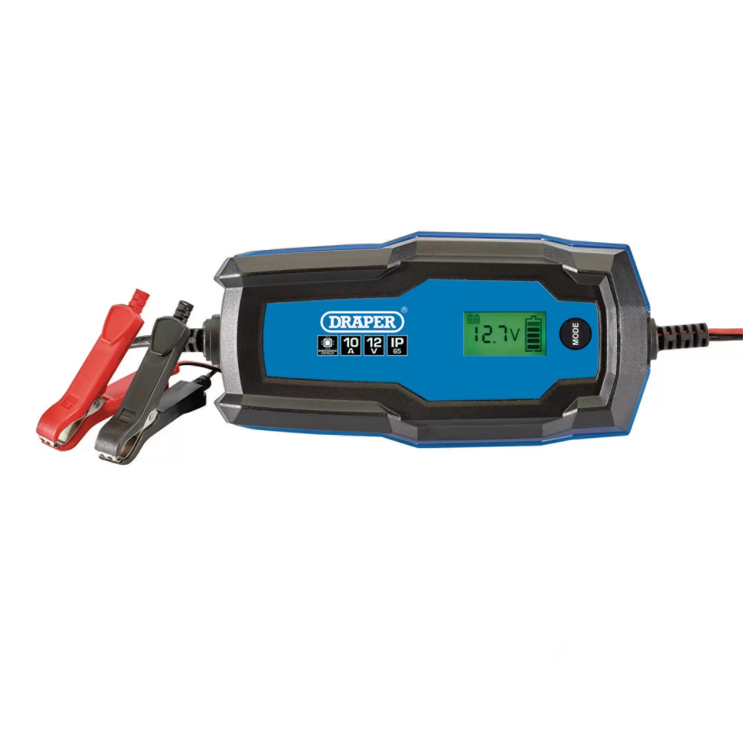 Draper Tools - 53491 - 6/12V Smart Charger and Battery Maintainer, 10A