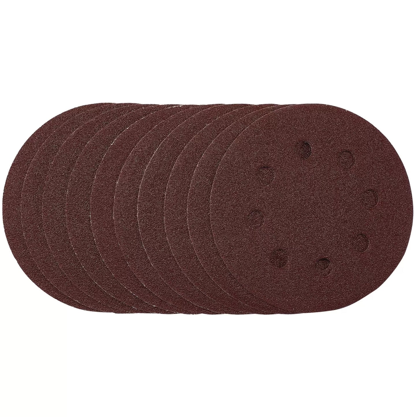 Draper Tools - 53499 - Sanding Discs, 115mm, 80 Grit, Hook & Loop (Pack of 10)