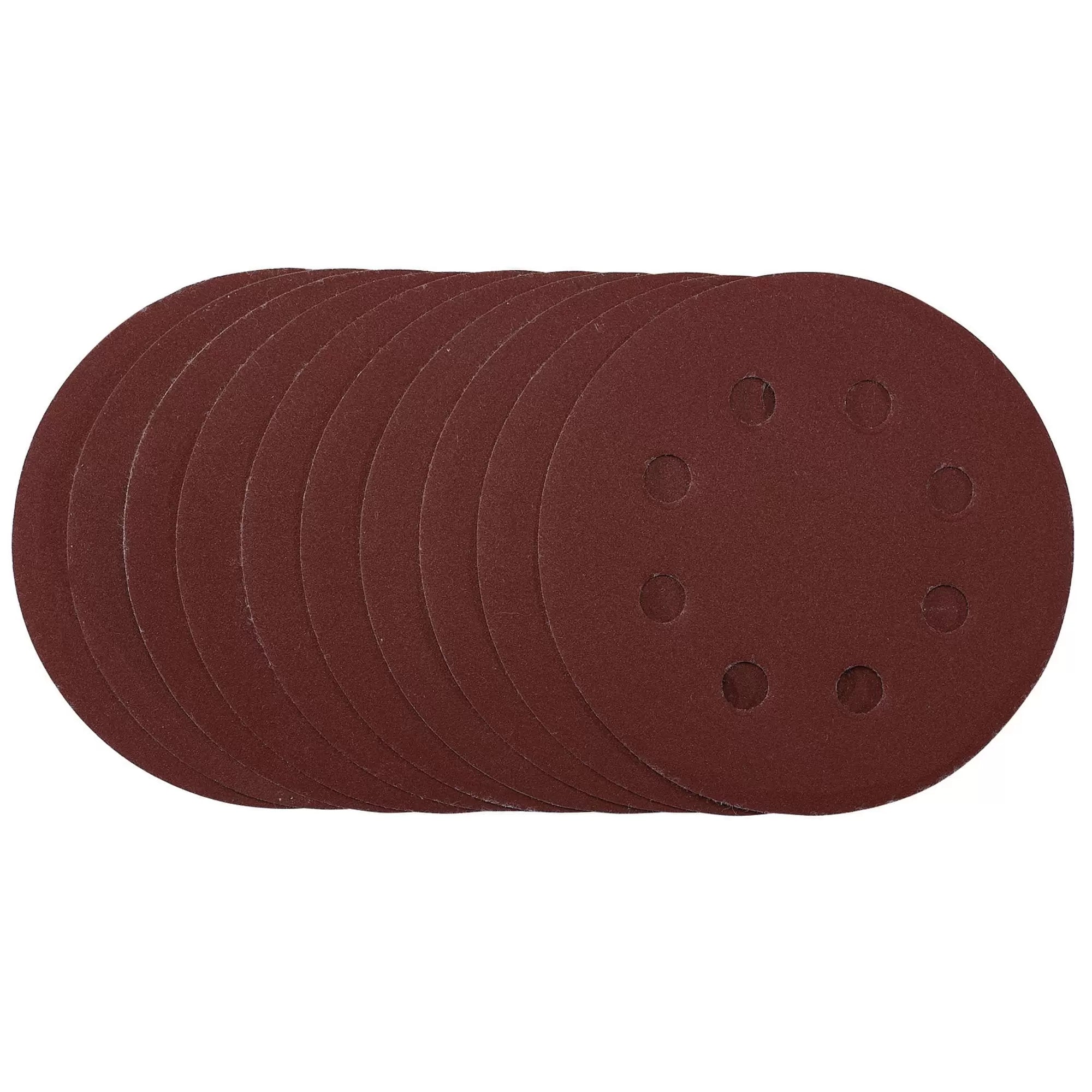 Draper Tools - 53501 - Sanding Discs, 115mm, 240 Grit, Hook & Loop (Pack of 10)