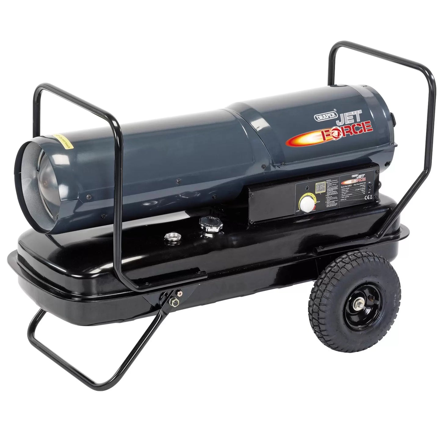 Draper Tools - 53925 - Jet Force Diesel, Kerosene and Paraffin Space Heater, 215,000 BTU/62kW