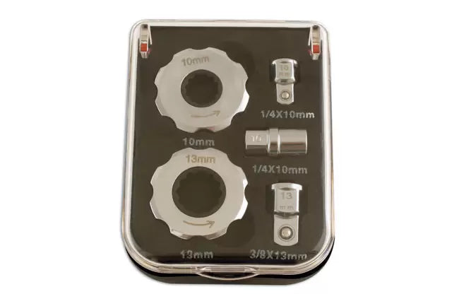 Laser - 5433 - Finger Ratchet Set 1/4"D, 3/8"D 5pc