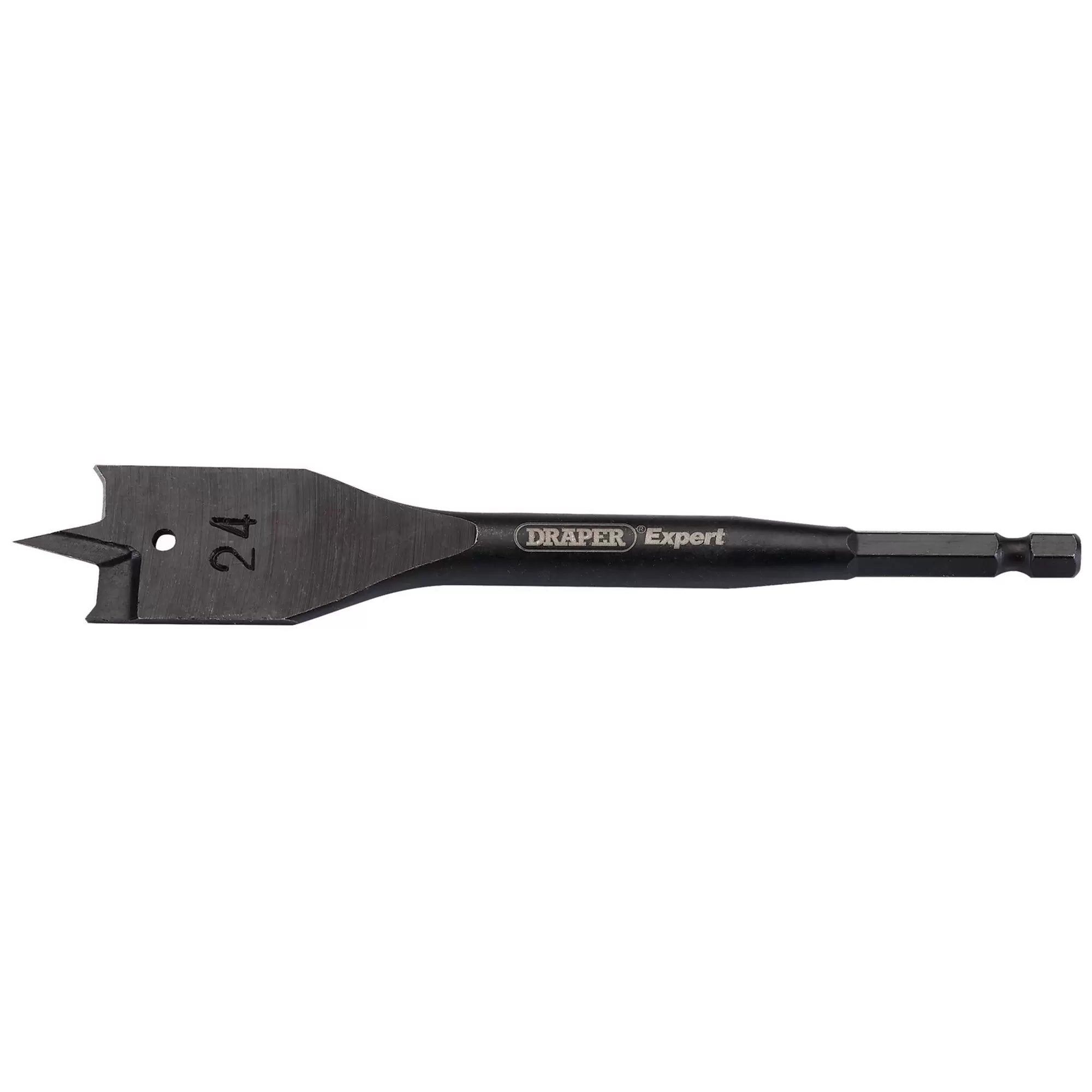 Draper Tools - 54556 - Draper Expert Flat Wood Bit, 24 x 150mm