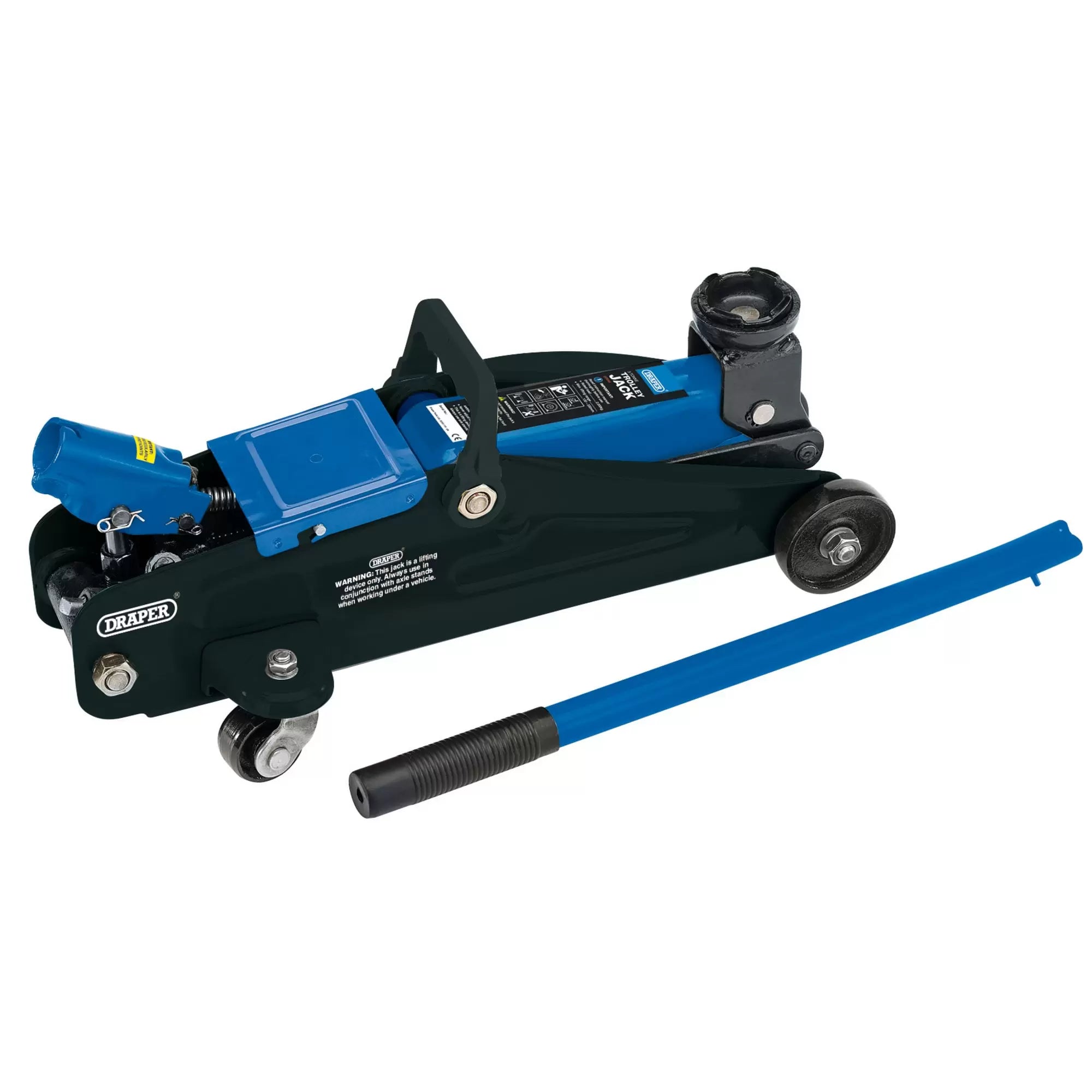 Draper Tools - 54635 - Trolley Jack with Carry Case, 2 Tonne