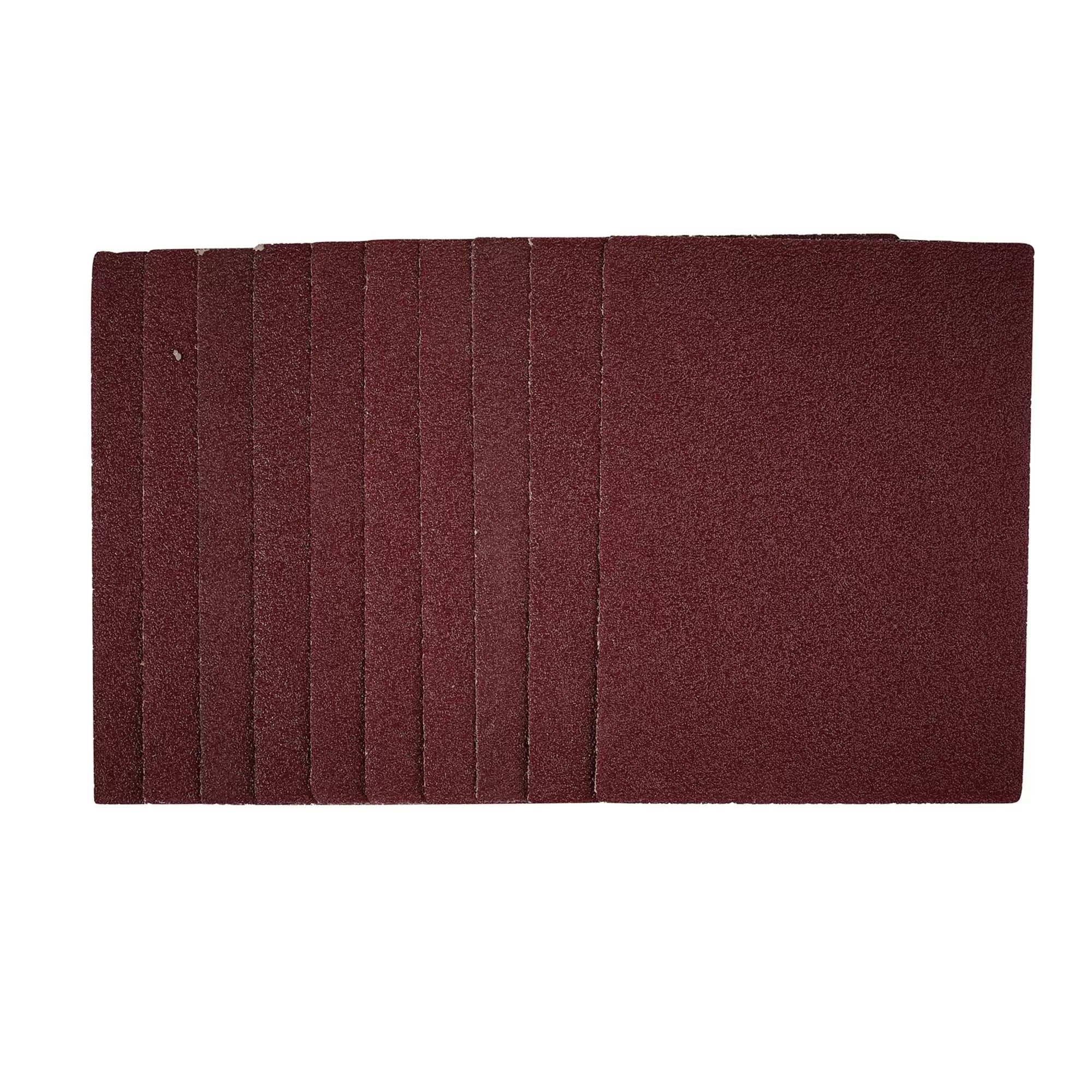 Draper Tools - 54716 - 1/4 Sanding Sheets, 115 x 150mm, 40 Grit (Pack of 10)