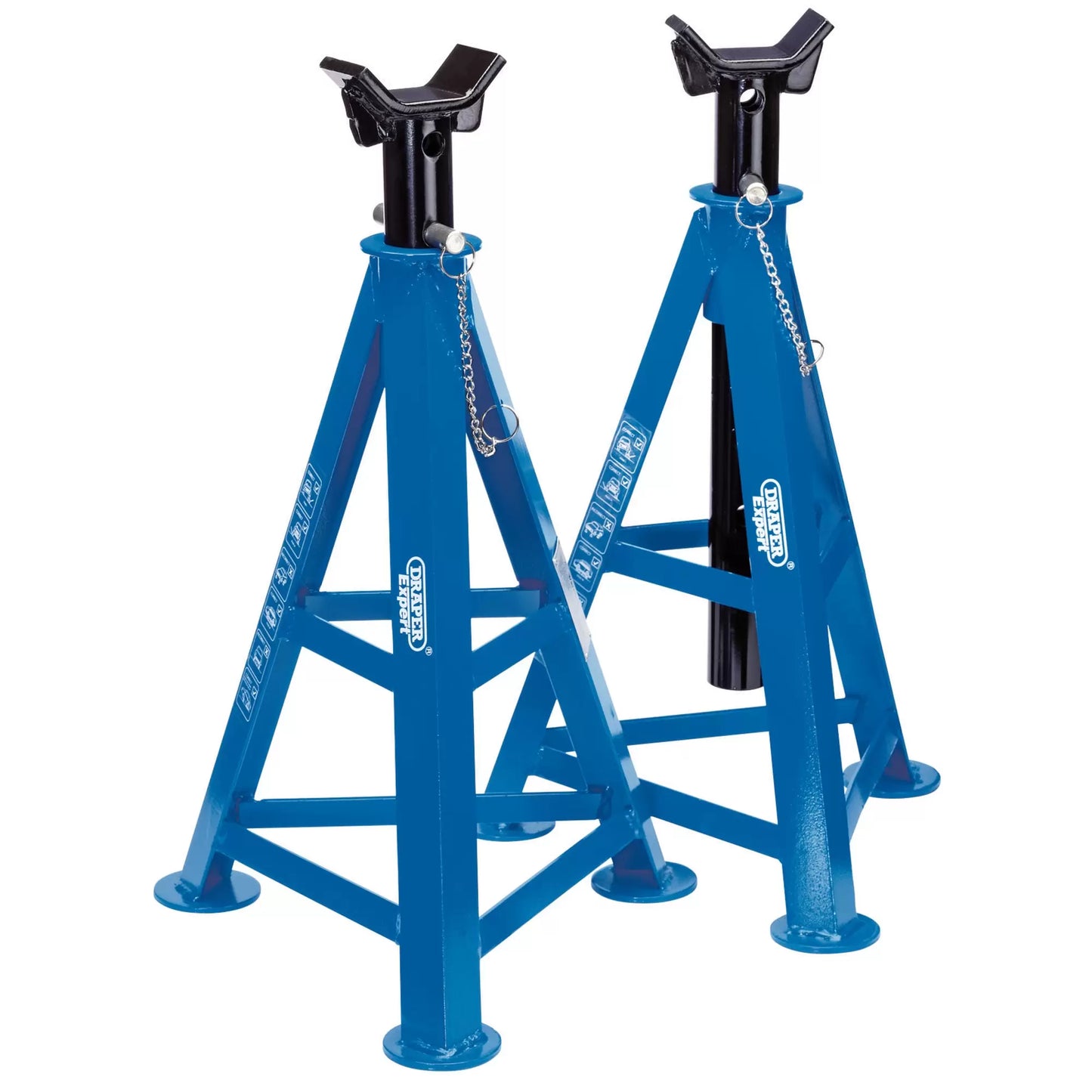 Draper Tools - 54722 - Draper Expert Axle Stands, 6 Tonne (Pair)