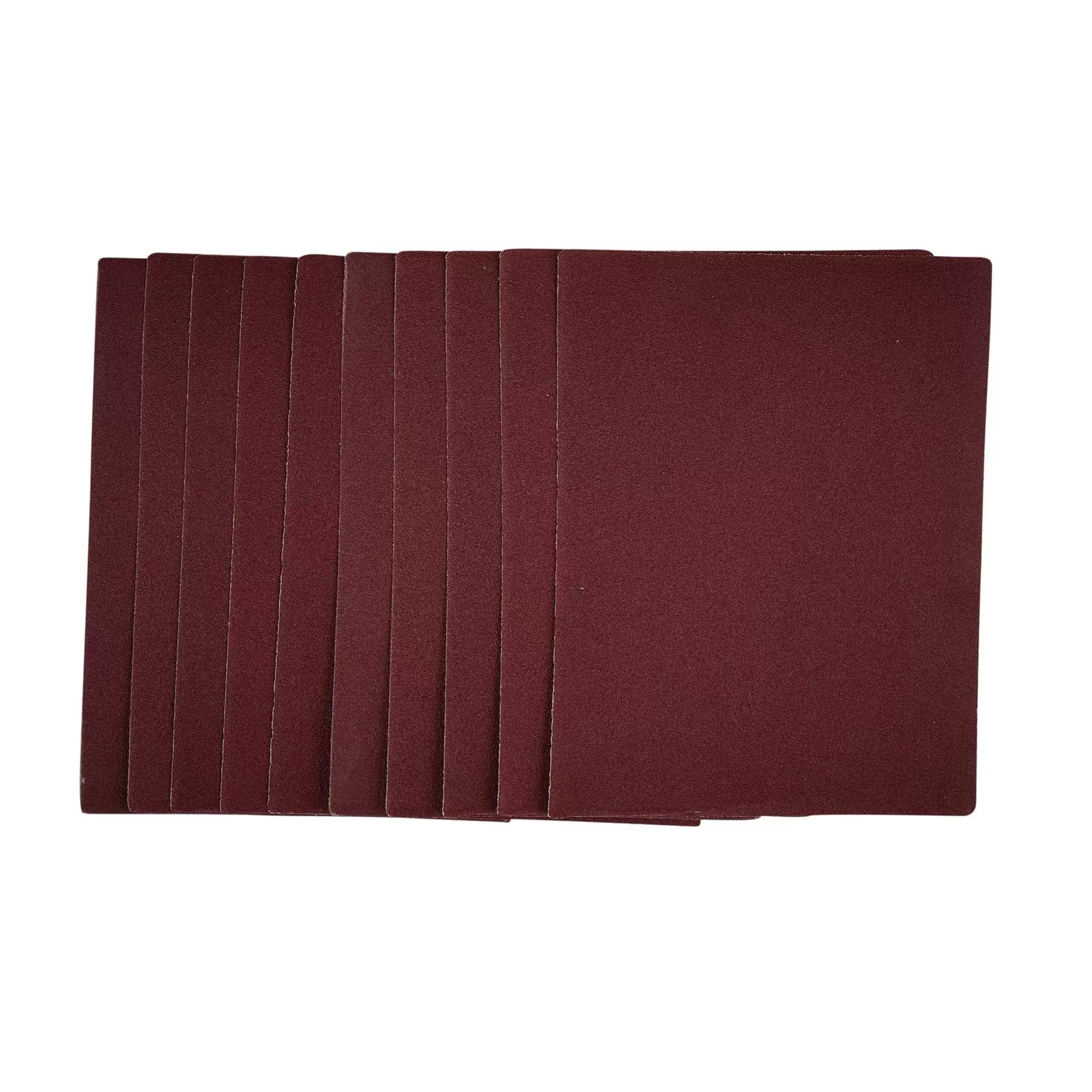 Draper Tools - 54733 - 1/4 Sanding Sheets, 115 x 150mm, 120 Grit (Pack of 10)