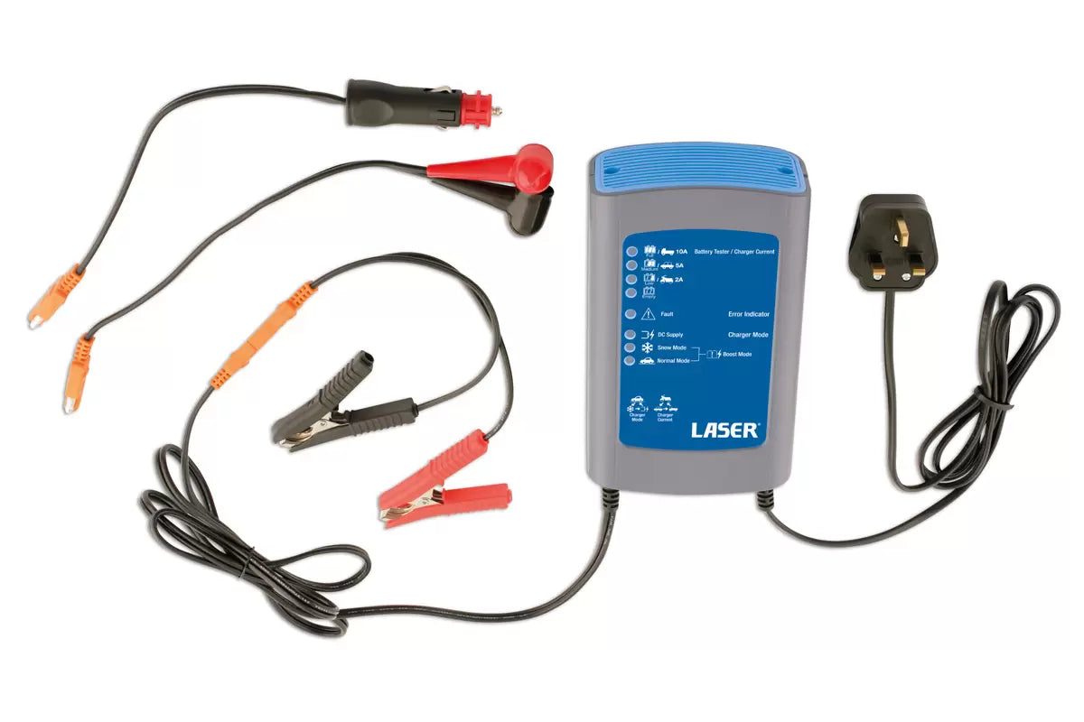 Laser - 5475 - 4 in 1 Intelligent Battery Charger 10A