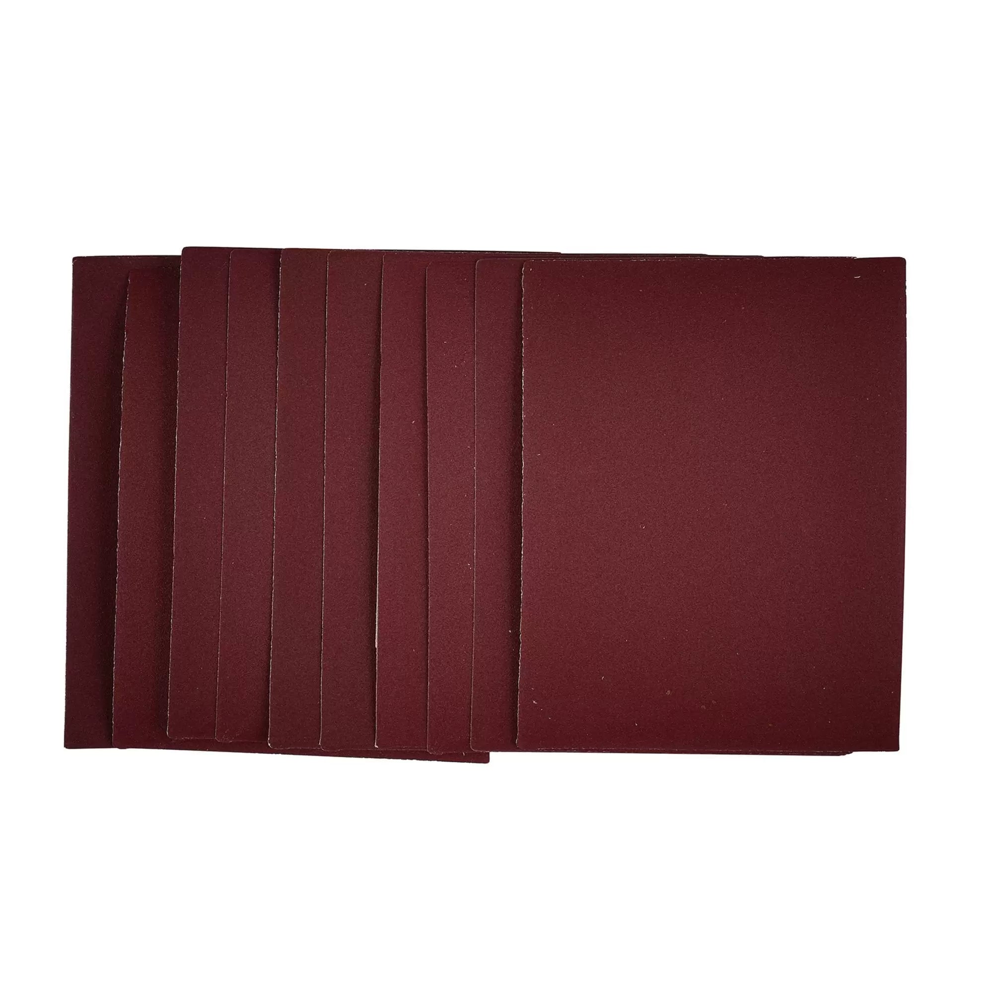 Draper Tools - 54806 - 1/4 Sanding Sheets, 115 x 150mm, 240 Grit (Pack of 10)