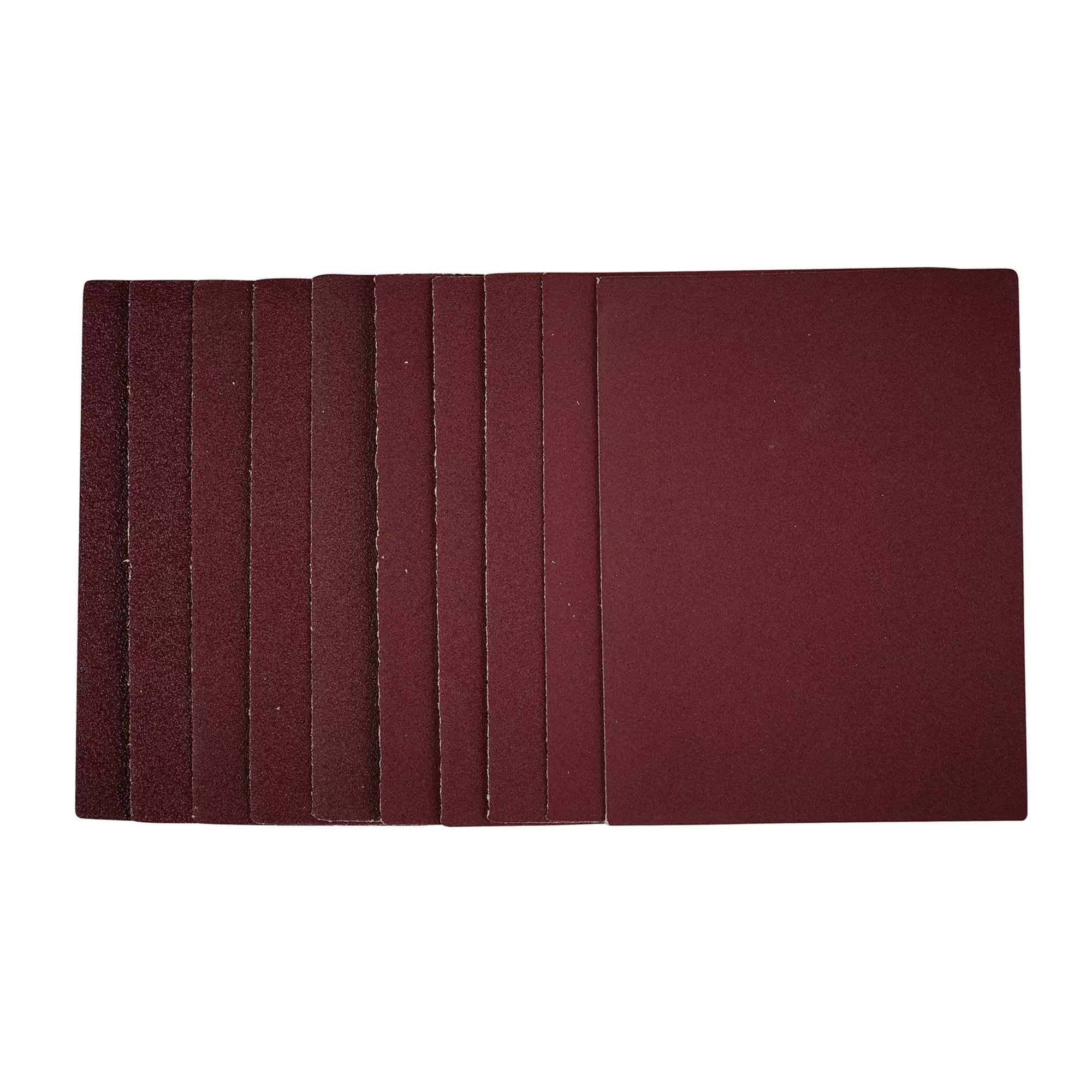 Draper Tools - 54824 - 1/4 Sanding Sheets, 115 x 150mm, Assorted Grit (Pack of 10)