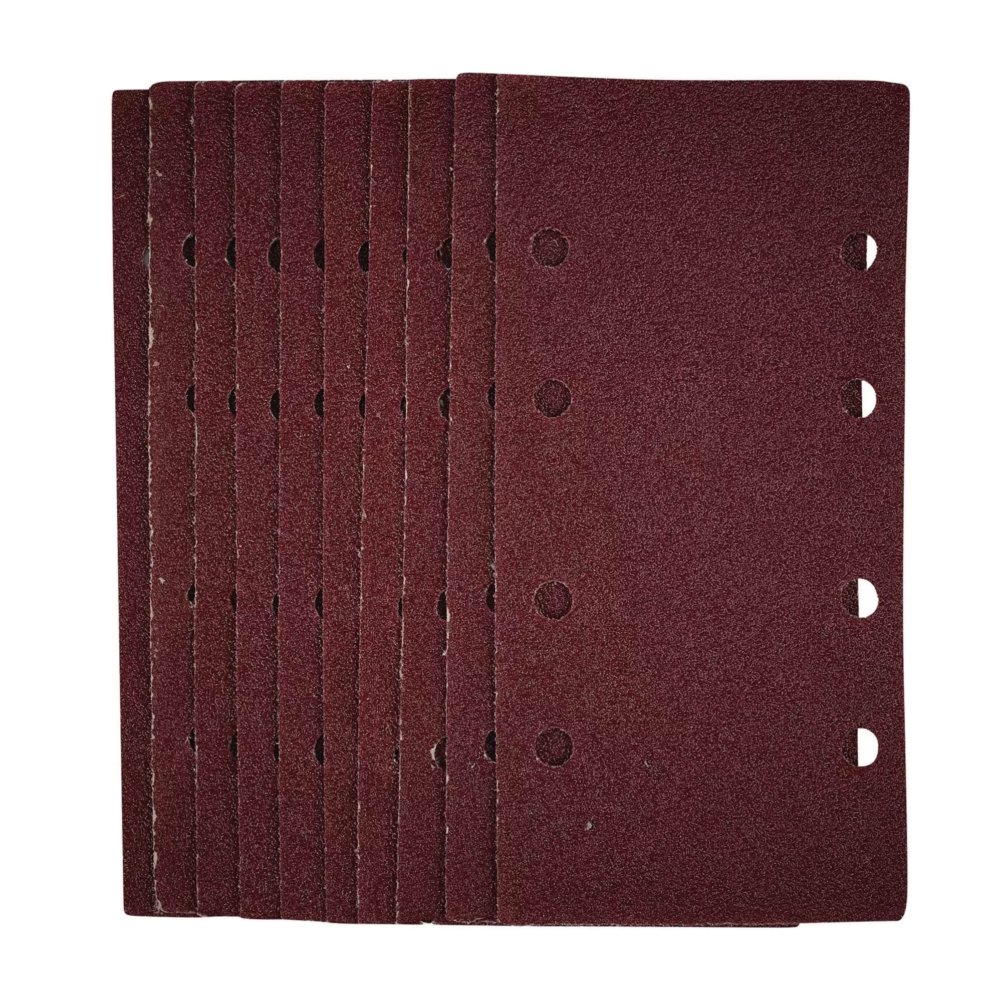 Draper Tools - 54831 - 1/3 Sanding Sheets with Hook and Loop, 93 x 190mm, 40 Grit (Pack of 10)