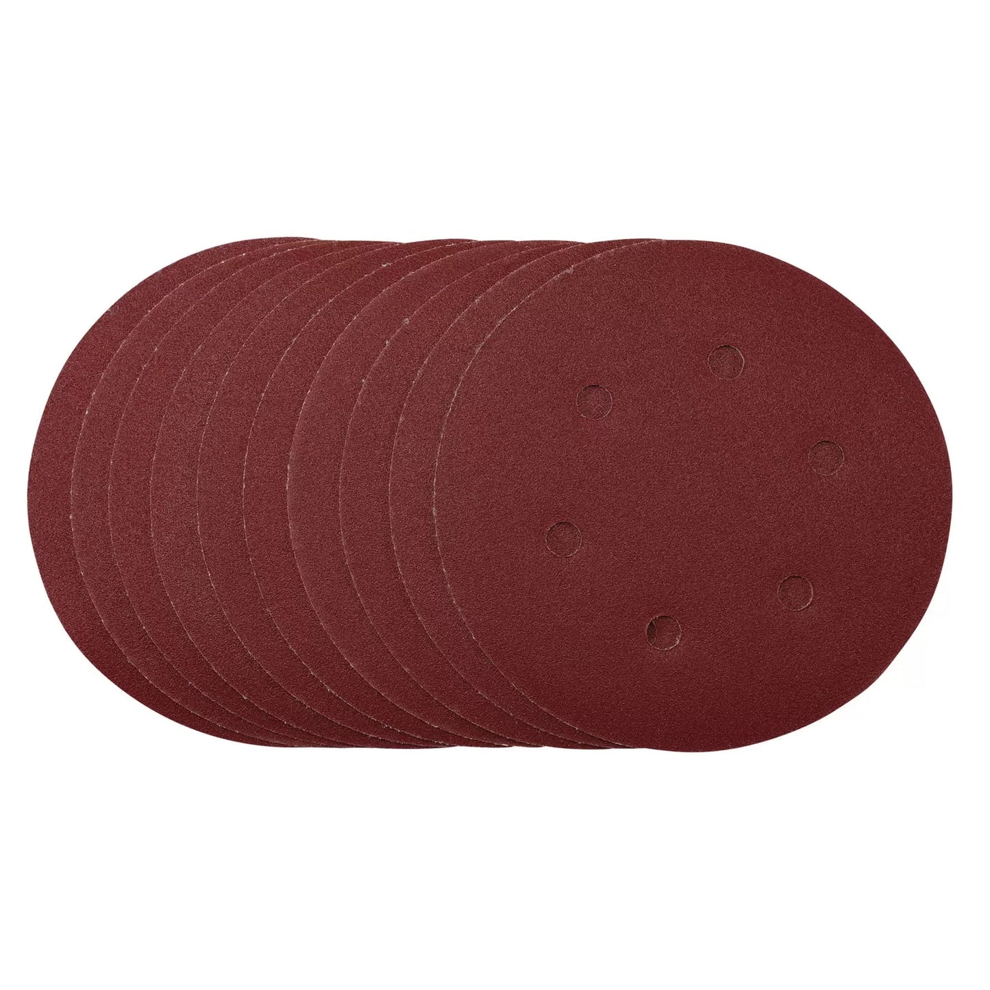 Draper Tools - 54948 - Sanding Discs, 150mm, Hook & Loop, 120 Grit, (Pack of 10)