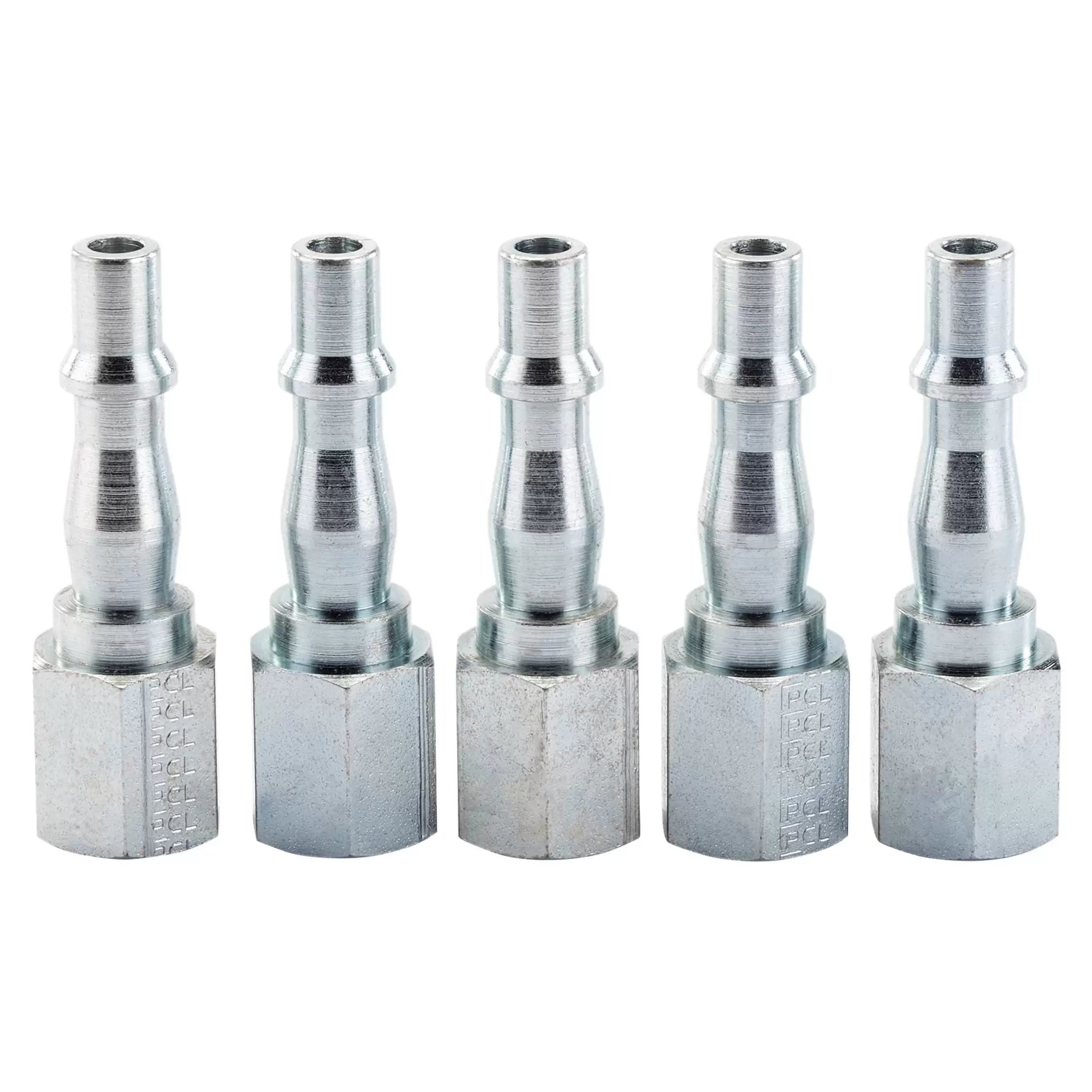 Draper Tools - 55061 - 1/4" Female Thread PCL Coupling Screw Adaptor (Pack of 5)