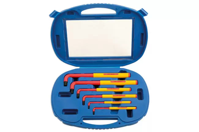 Laser - 5515 - Extra Long Insulated Hex Key Set 6pc